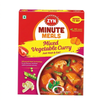 ZYN Ready to Eat Mixed Vegetable Curry, 300g